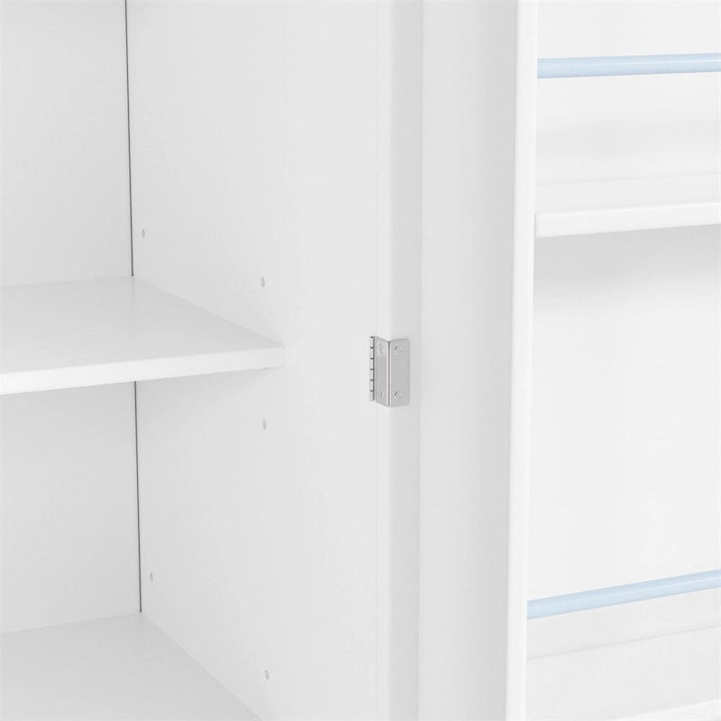 Tall Kitchen Pantry Cabinet 35"W x 77"H - Freestanding Storage with 3 Drawers, 8 Door Shelves & 3 Adjustable Shelves, 110lbs Capacity