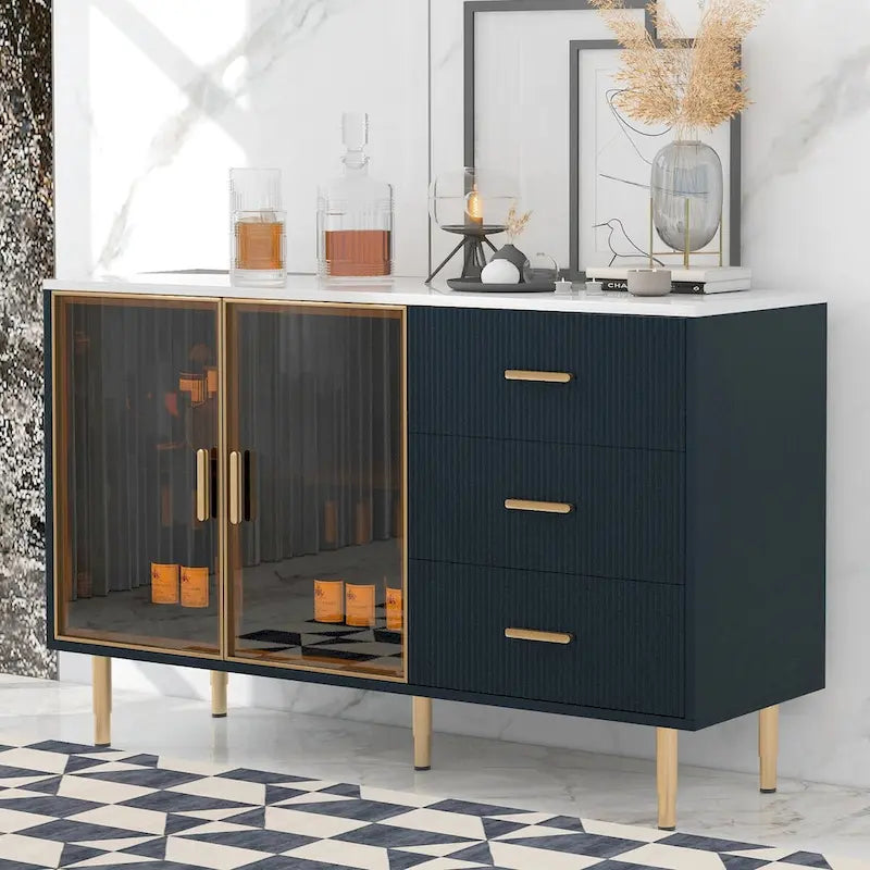 Modern Sideboard MDF Buffet Cabinet