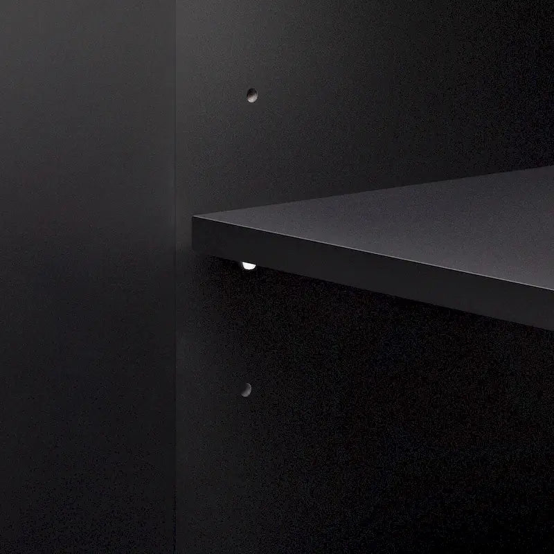 Curved Design Storage Cabinet with 3 Doors & Adjustable Shelves - Linen Finish MDF Sideboard with Metal Handles & Pine Legs