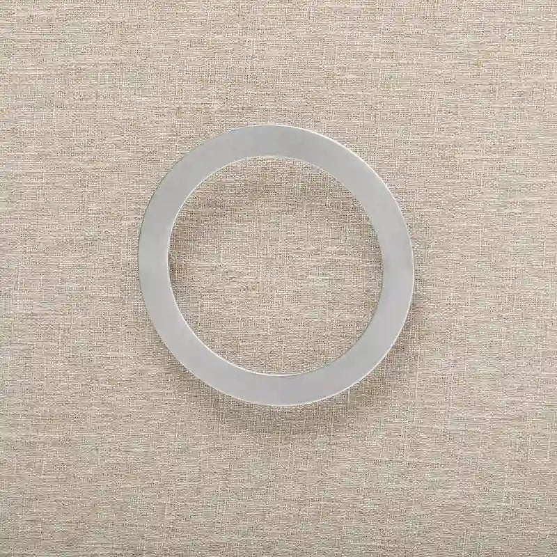 Curved Design Storage Cabinet with 3 Doors & Adjustable Shelves - Linen Finish MDF Sideboard with Metal Handles & Pine Legs