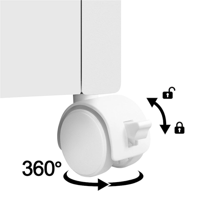 Mobile File Cabinet with 2 Drawers - Rolling Office Storage Cart with Open Shelf, Lockable Drawer, A4 Letter Hanging Bars - 16.5" x 27.5"