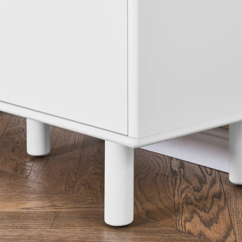 Modern Wooden Storage Cabinet with Door Multi-Functional Sideboard Living Room Bedroom Kitchen Organizer