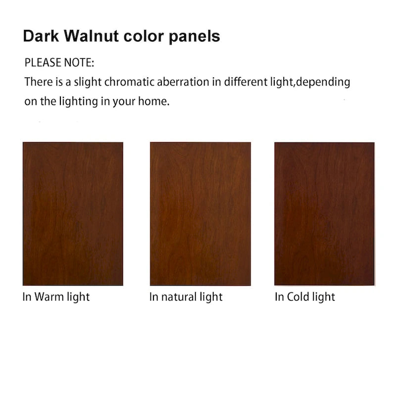 Corner Curio Cabinet 70.5"H - Walnut Display with LED Light, 5 Shelves, Mirrored Back & Glass Doors, 25lbs per Shelf Capacity